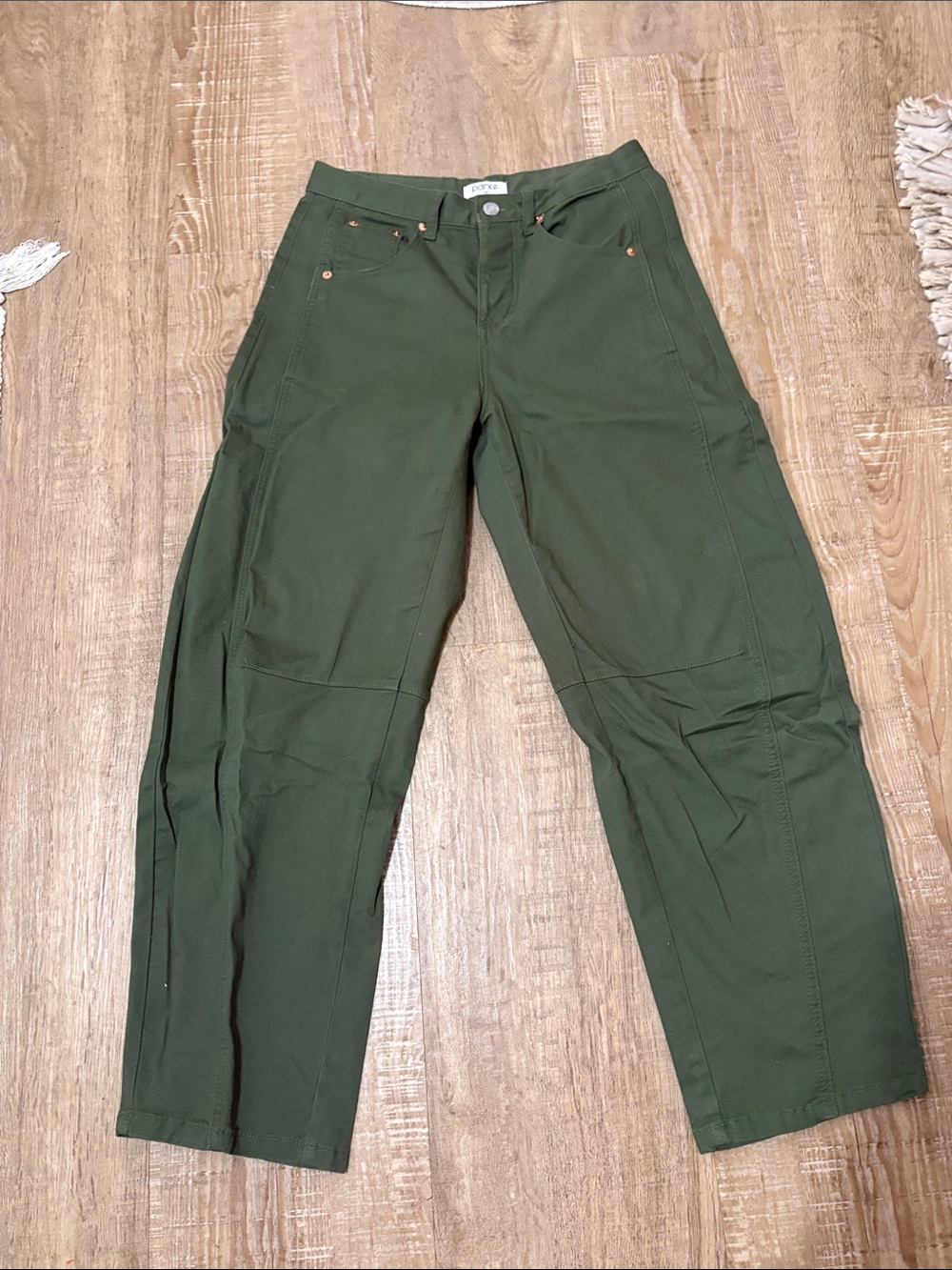Parke Olive Green Wideleg pants size 24
